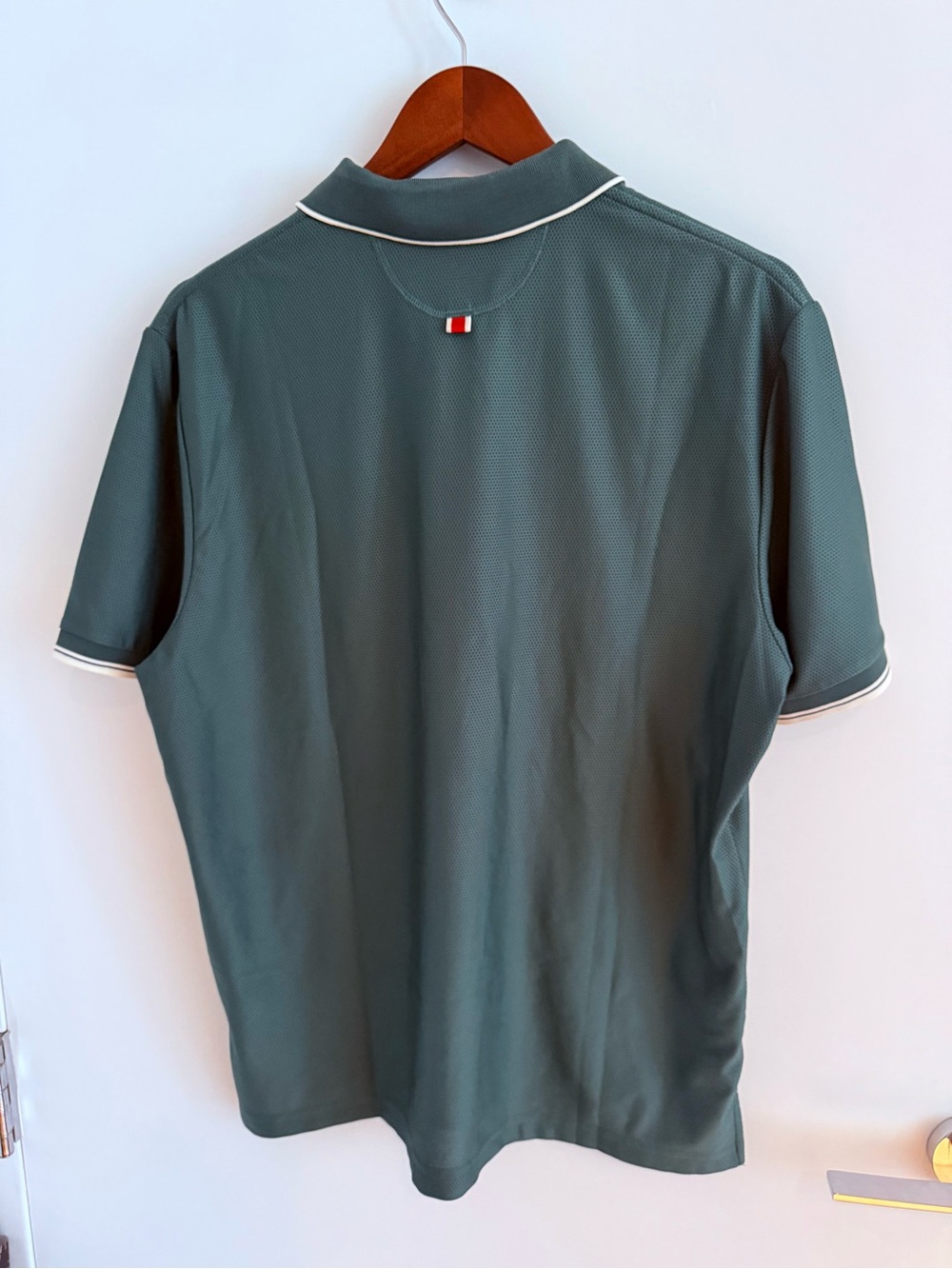 Tracksmith Green Van Cortlandt Polo with Contrast Trim - Picture 2 of 2